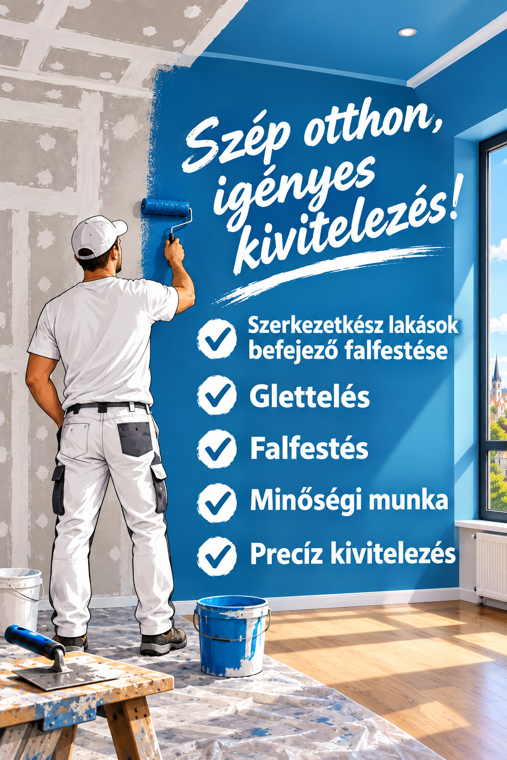 glettelés, falfestés győrben